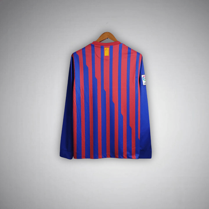 11/12 FC Barcelona Langarm-Heimtrikot