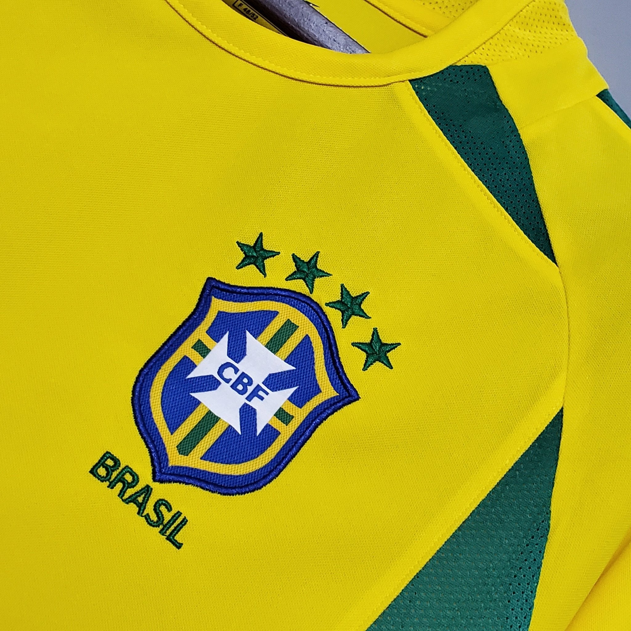 Maillot rétro domicile du Brésil 2002