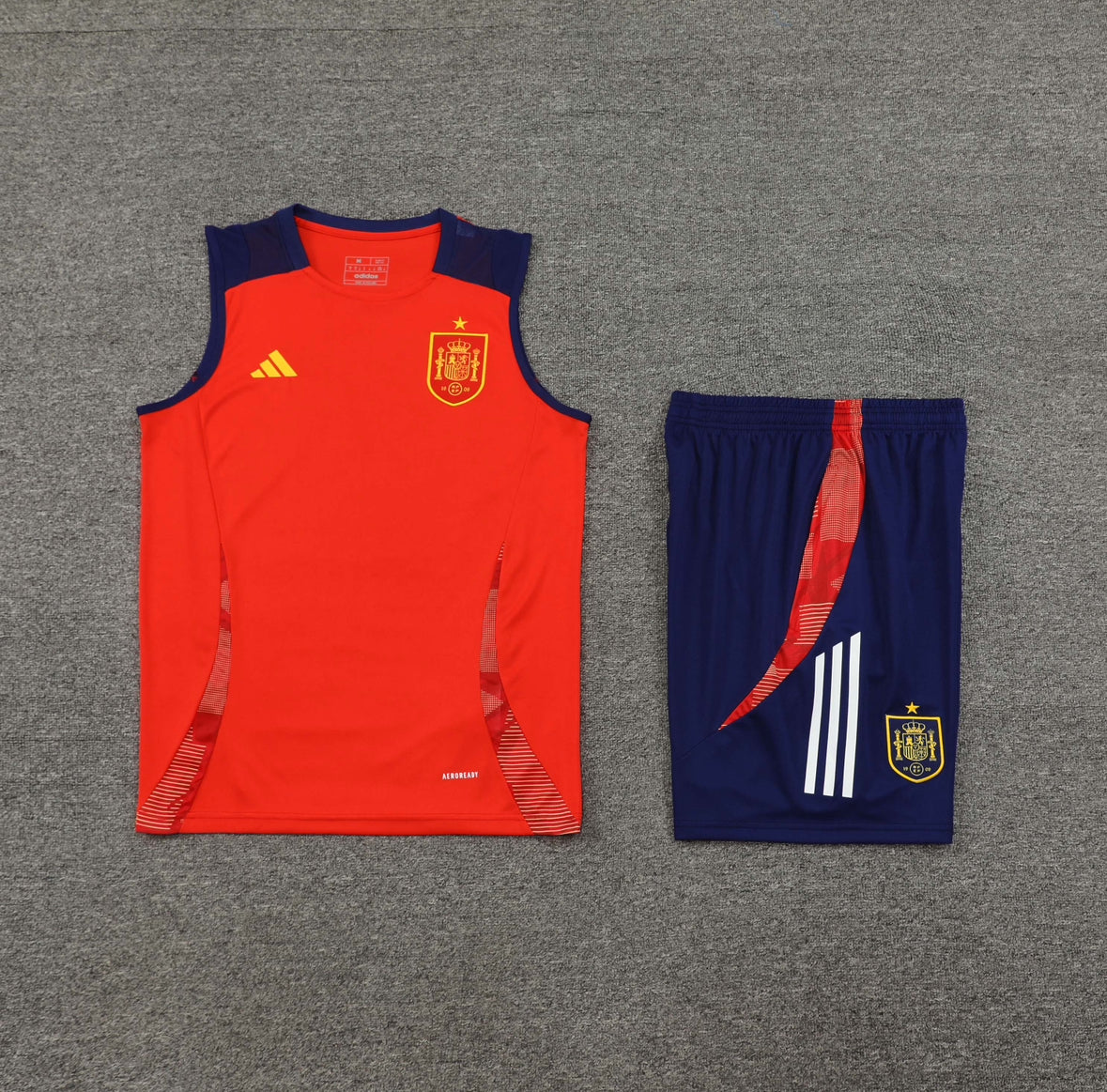 Spanien Ärmelloses Sommer-Trainingsset 2024/25