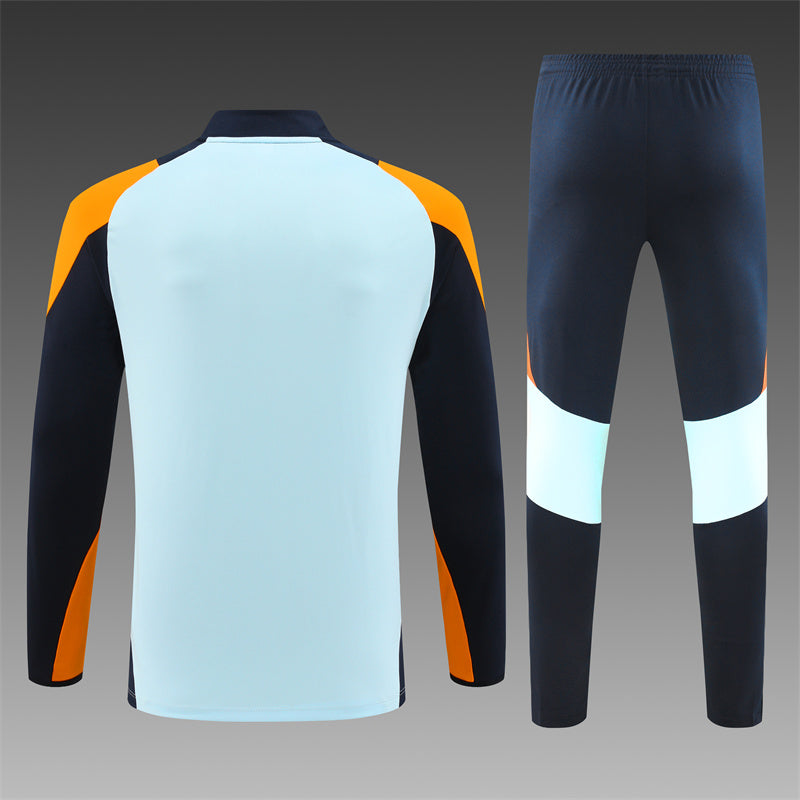 Survêtement Real Madrid - Blanc/Orange (Enfant)