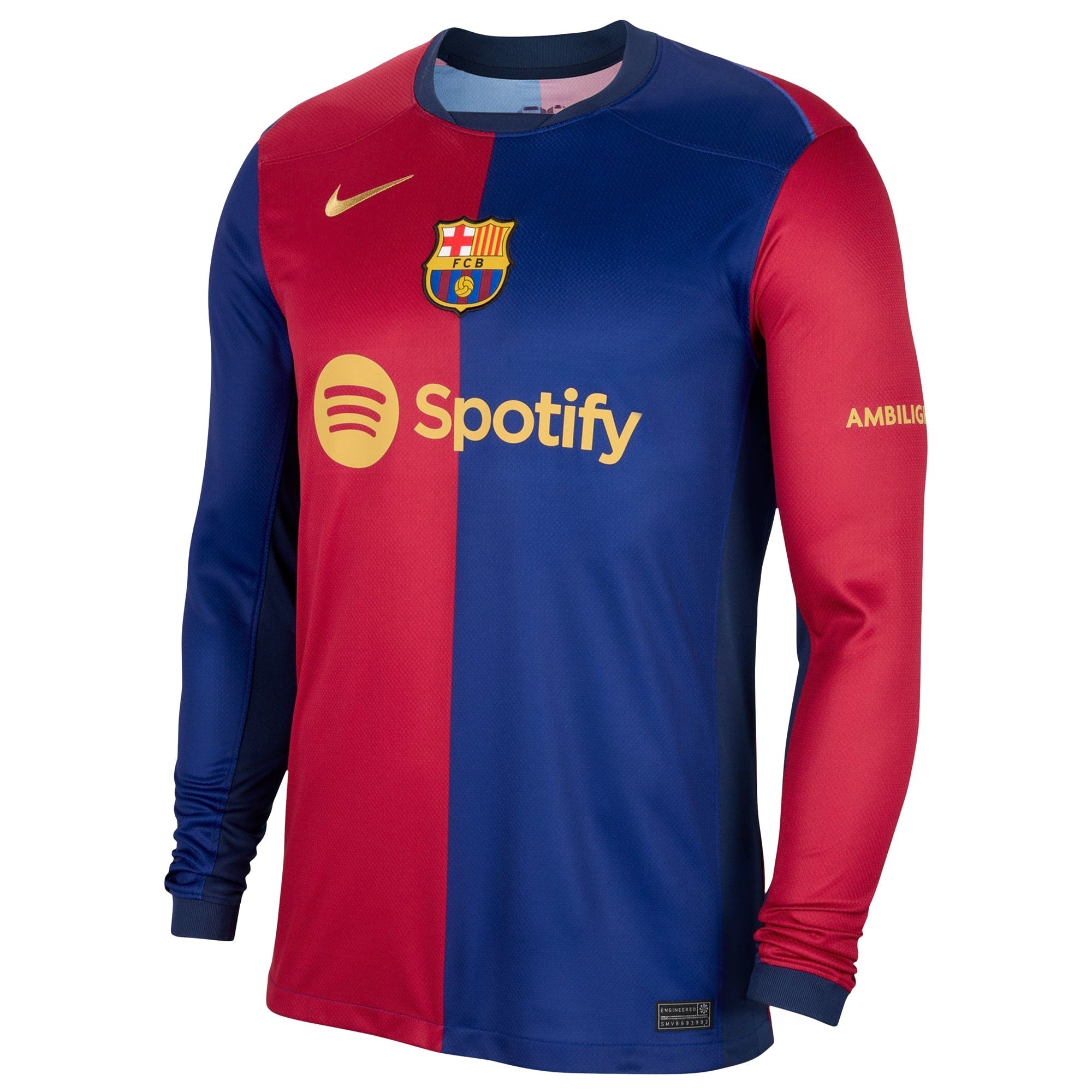 Maillot Domicile Manches Longues Barcelone 2024/25