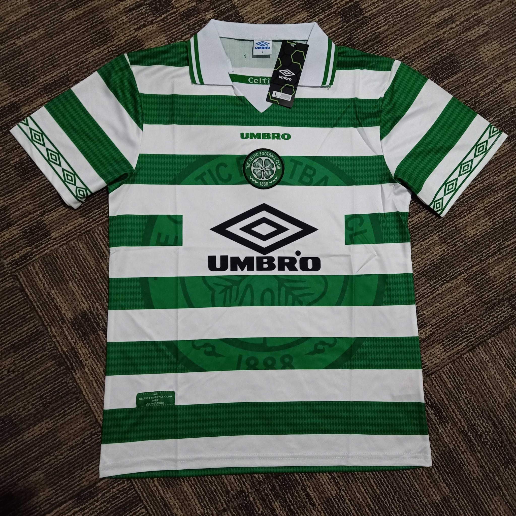 1997–1999 Glasgow Celtic Retro-Heimtrikot