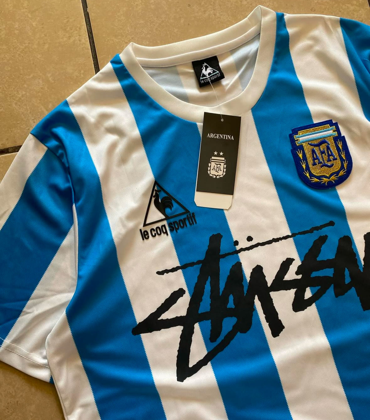 1986 Argentinien X Stussy Retro-Trikot