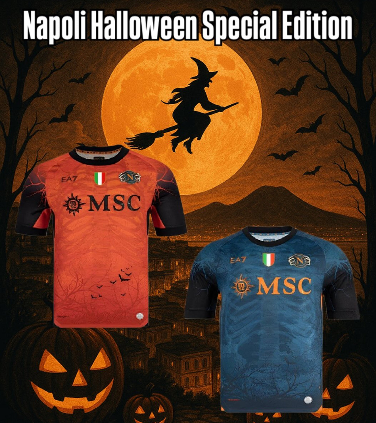 Napoli Halloween Orange Jersey 2025/2026