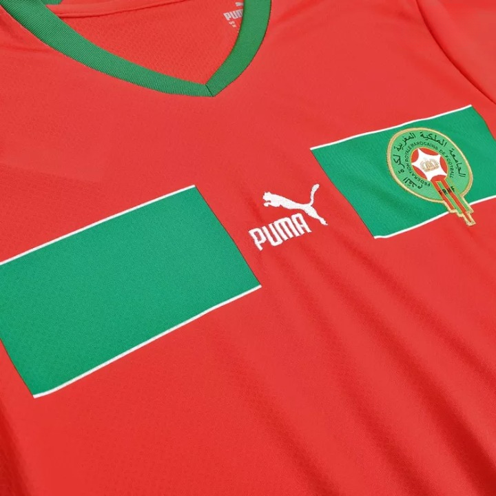 Maillot domicile du Maroc 2022 par Puma