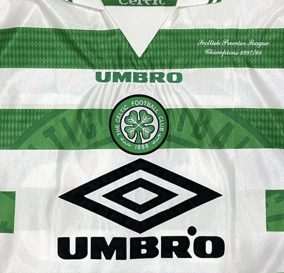 1997–1999 Glasgow Celtic Retro-Heimtrikot