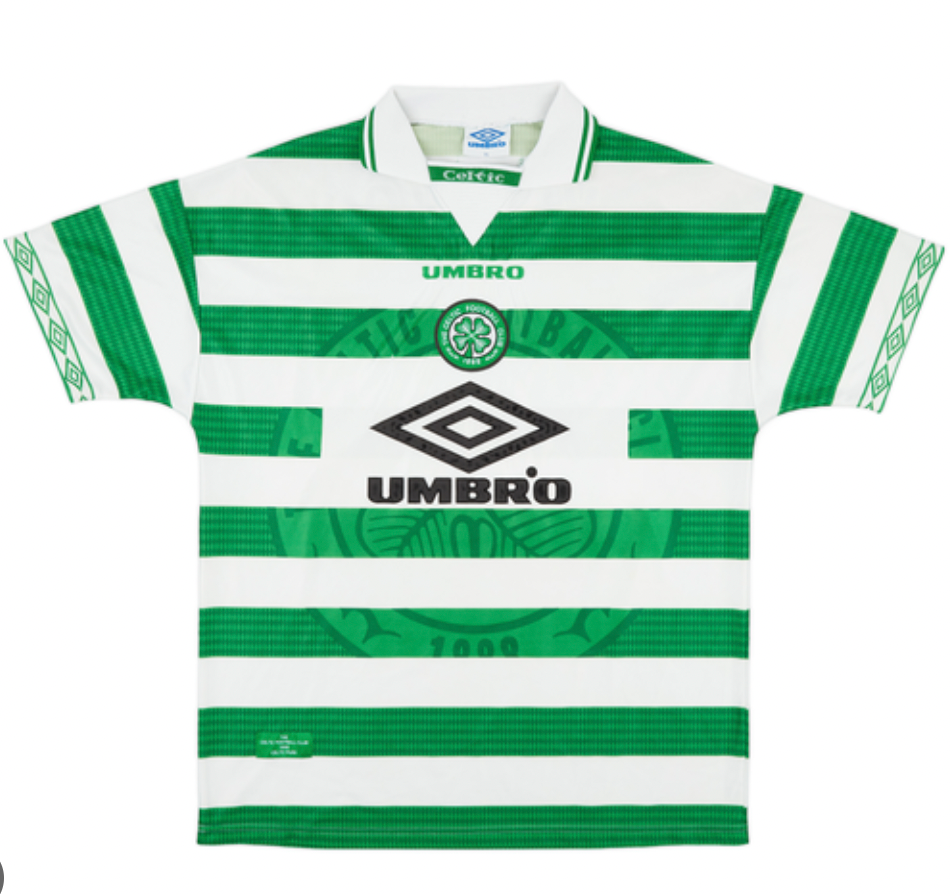 1997–1999 Glasgow Celtic Retro-Heimtrikot