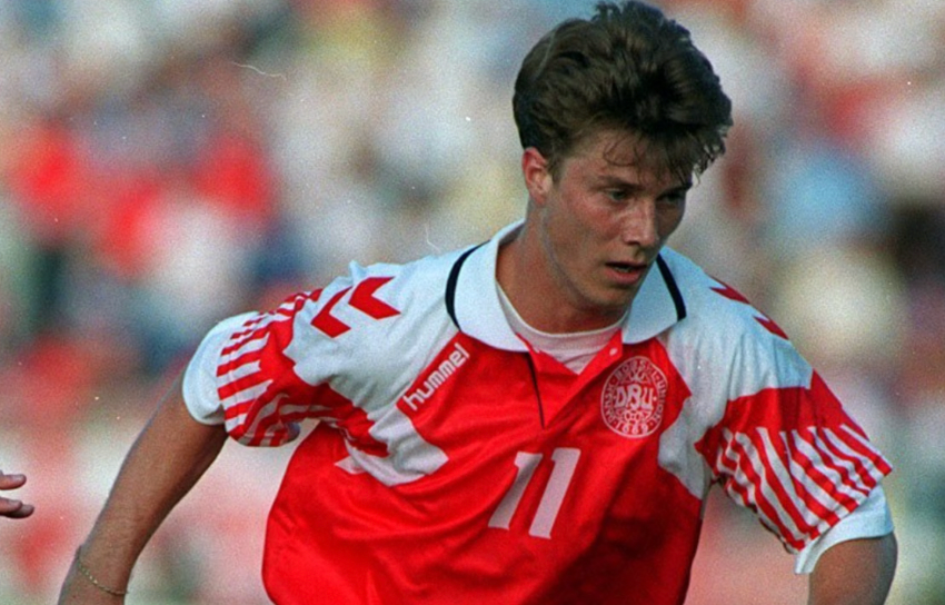 1992 Dänemark Retro-Heimtrikot