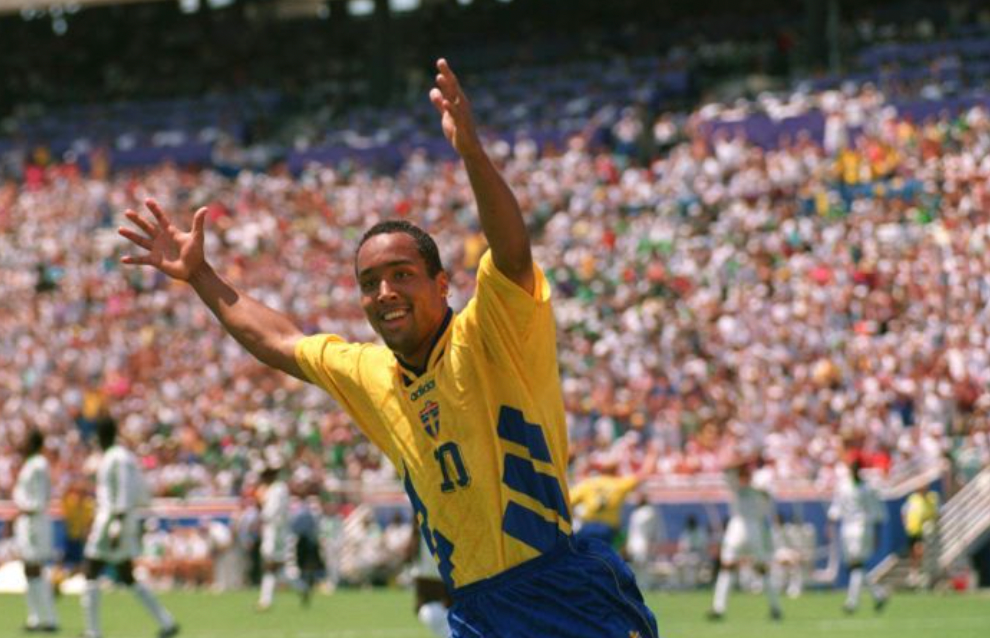 1994 Schweden Heimtrikot Retro