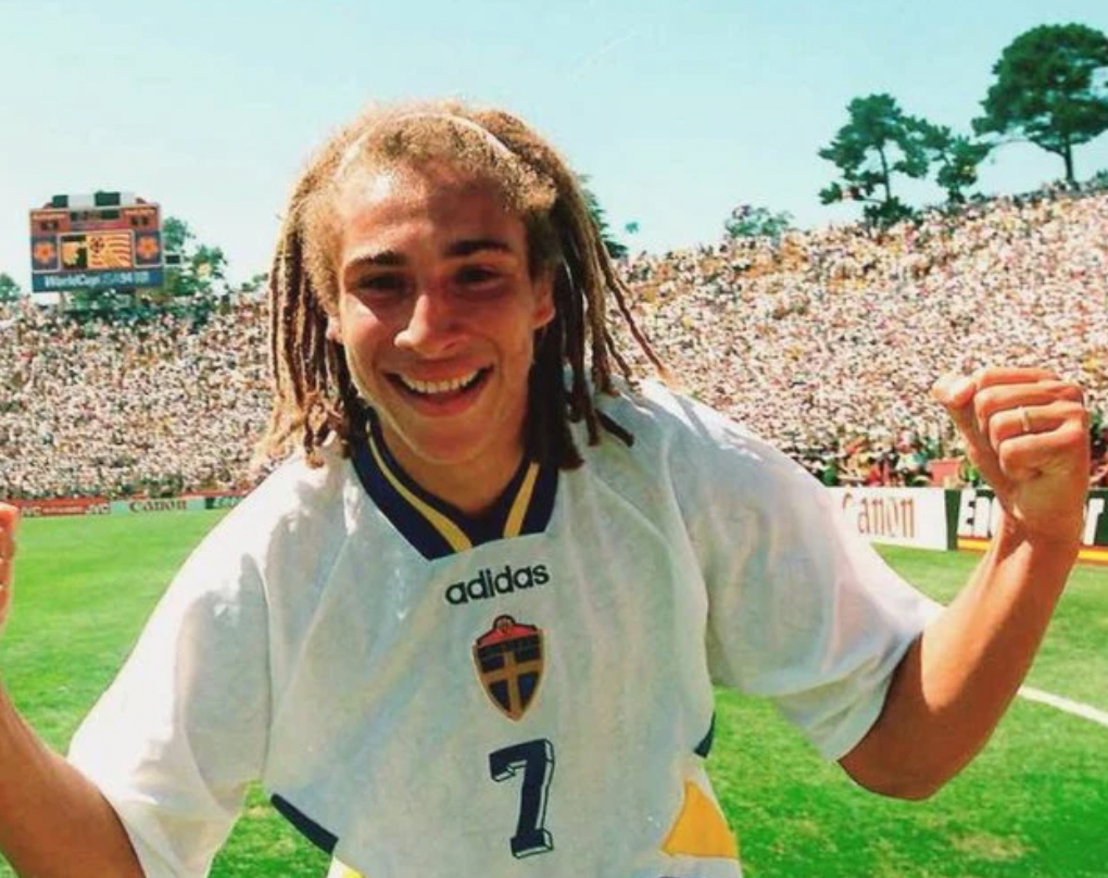 Maillot extérieur de la Suède 1994