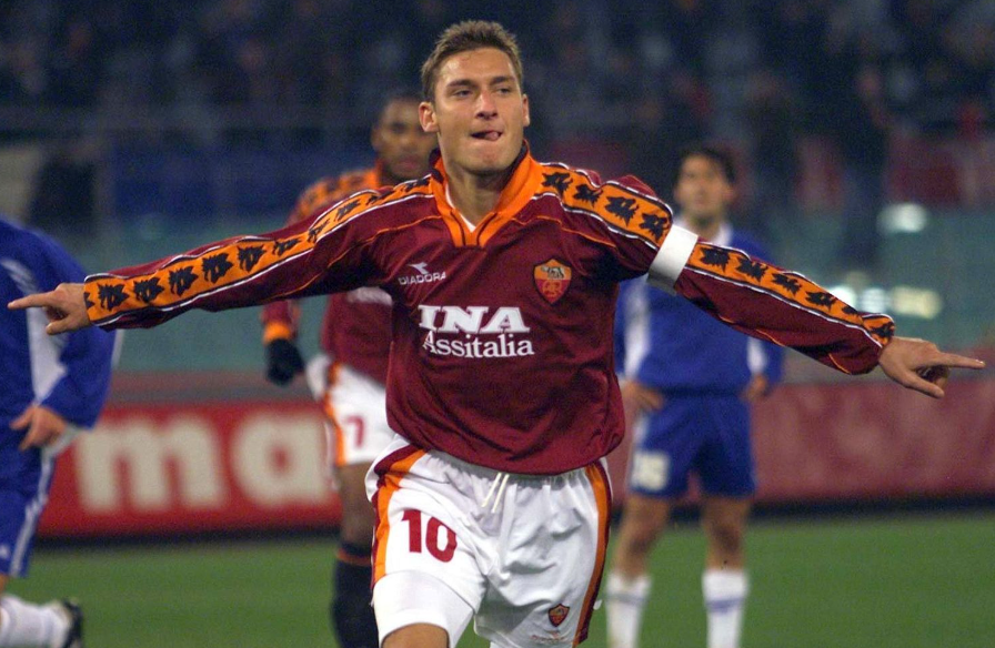 Maillot domicile manches longues AS Roma - 1998-99