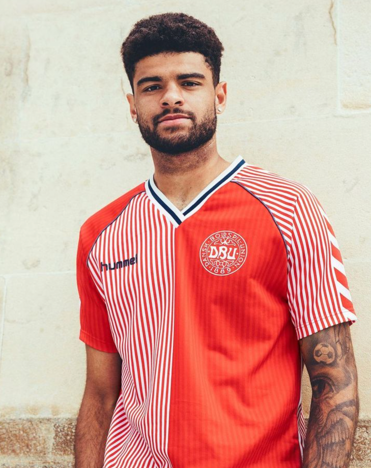1986 Dänemark Retro-Heimtrikot