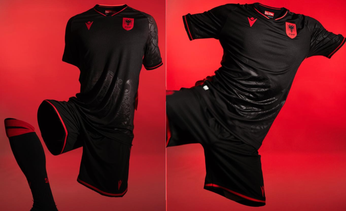 Maillot extérieur Albanie 2025/2026 (noir)