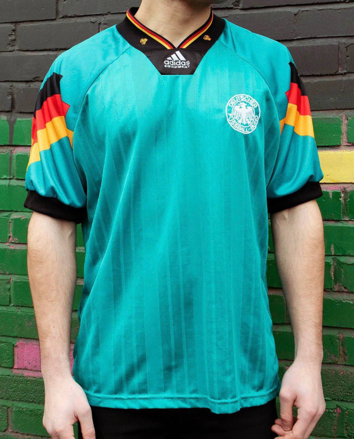 Germany away retro kit 1992