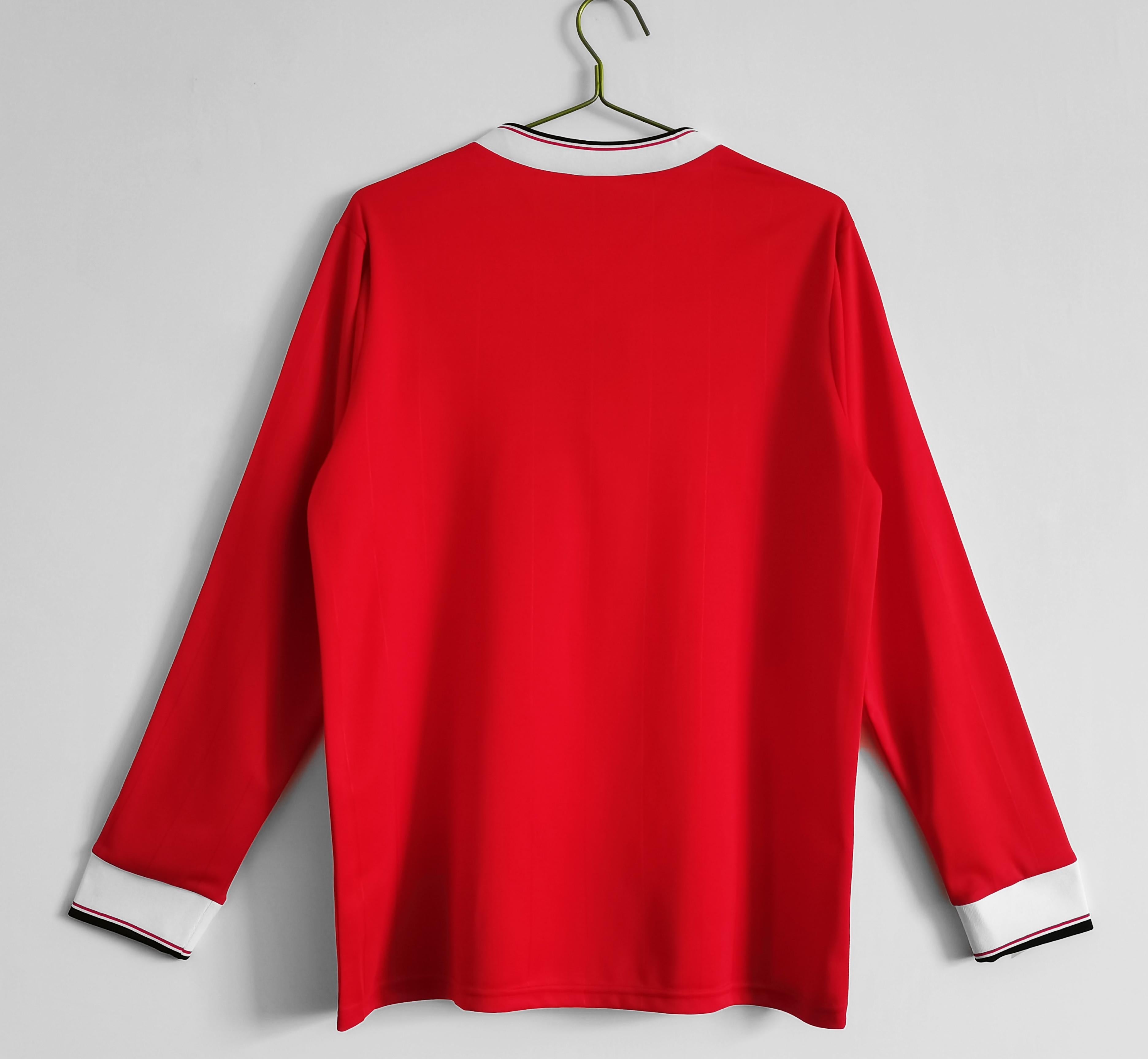 Maillot domicile à manches longues de Manchester United 1986-1987