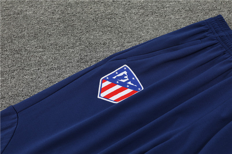 Survêtement Atlético Madrid 23-24 bleu roi (demi-zip)