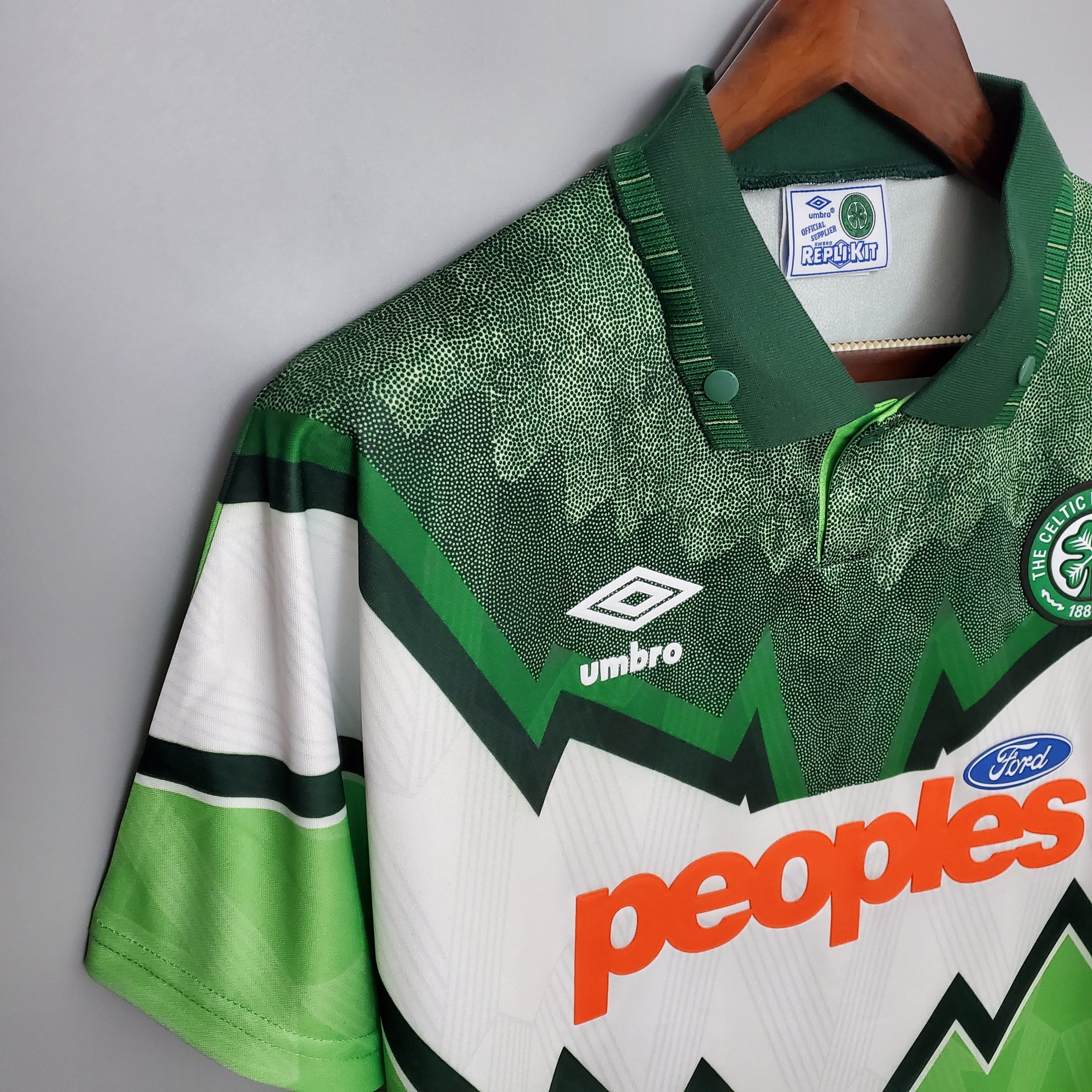 1991-1992 Celtic Retro-Auswärtstrikot
