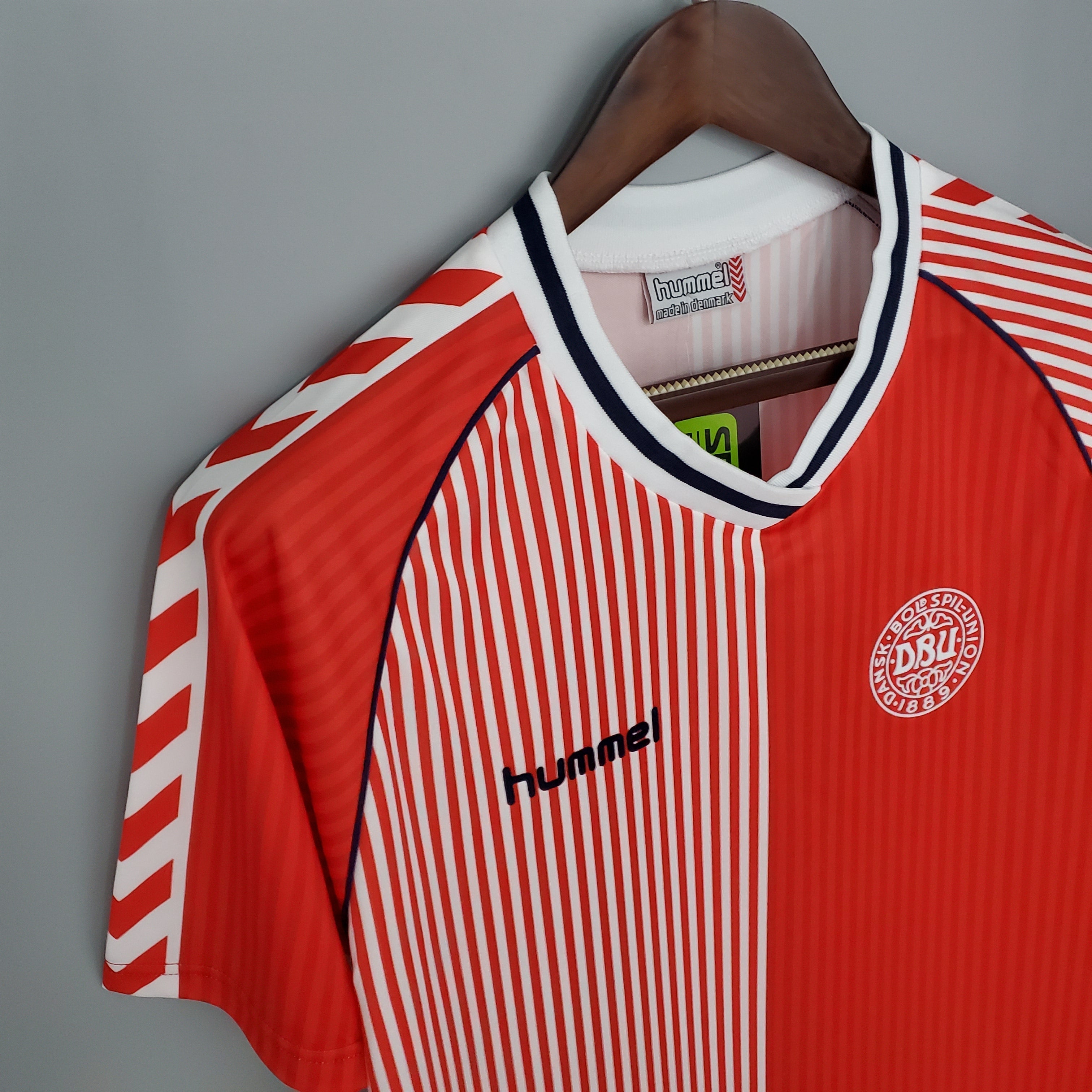 1986 Dänemark Retro-Heimtrikot