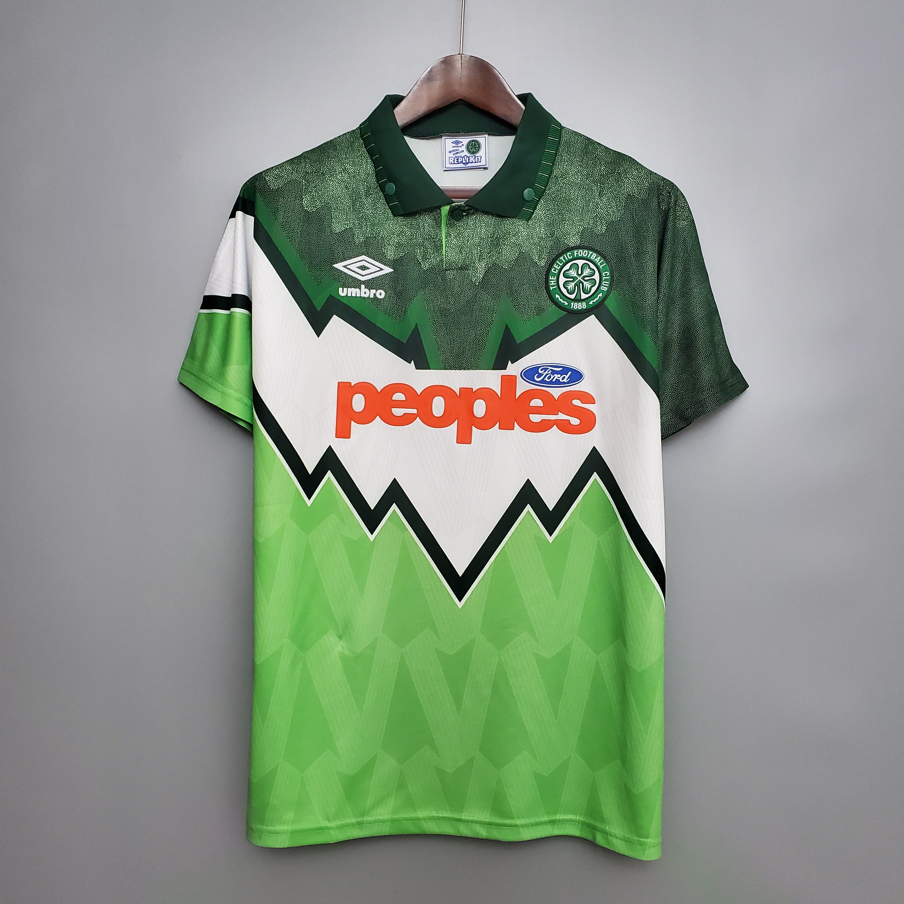 1991-1992 Celtic Retro-Auswärtstrikot