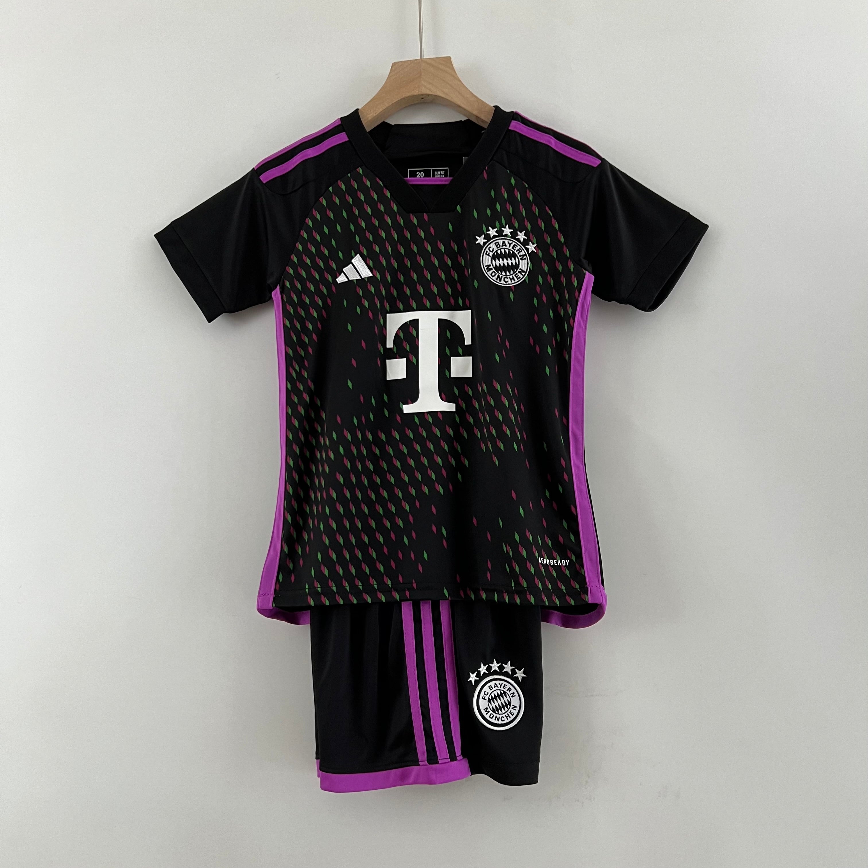 Bayern München 23-24 Kinder Auswärtstrikot