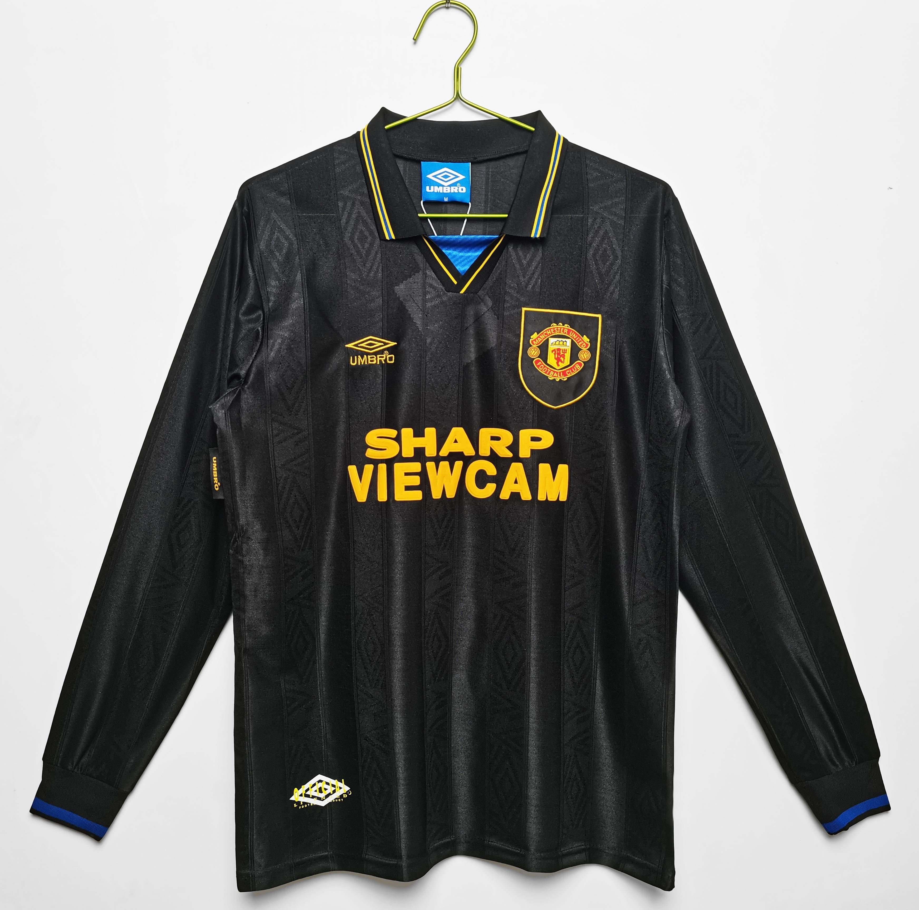 Maillot extérieur à manches longues de Manchester United 1993-1995