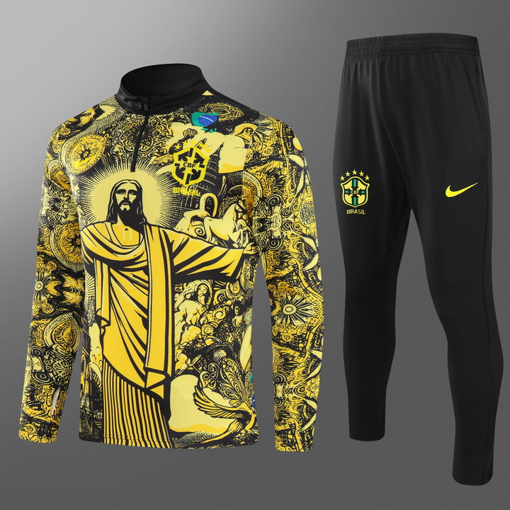 Survêtement Jésus jaune du Brésil