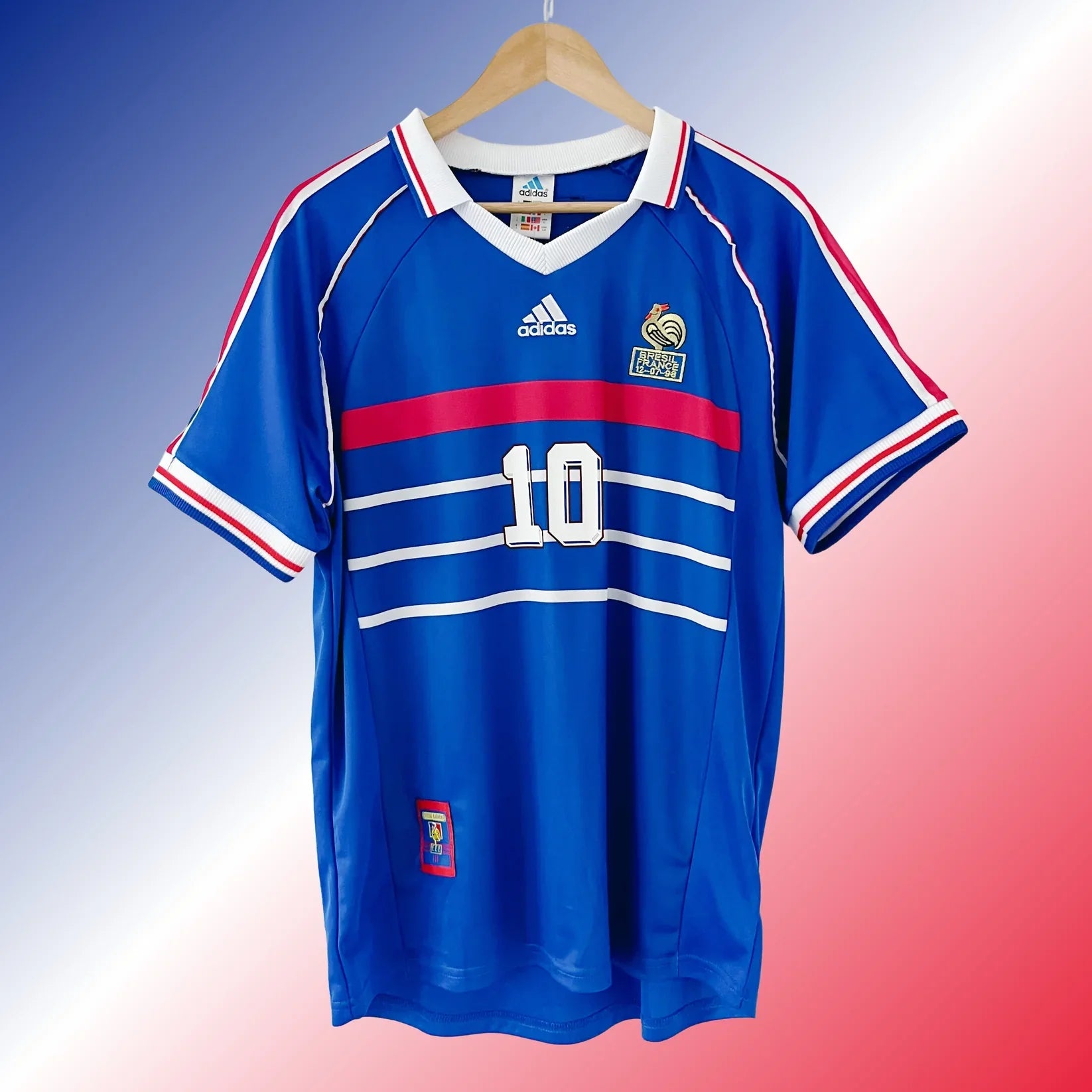 Retro-Heimtrikot Frankreich 1998
