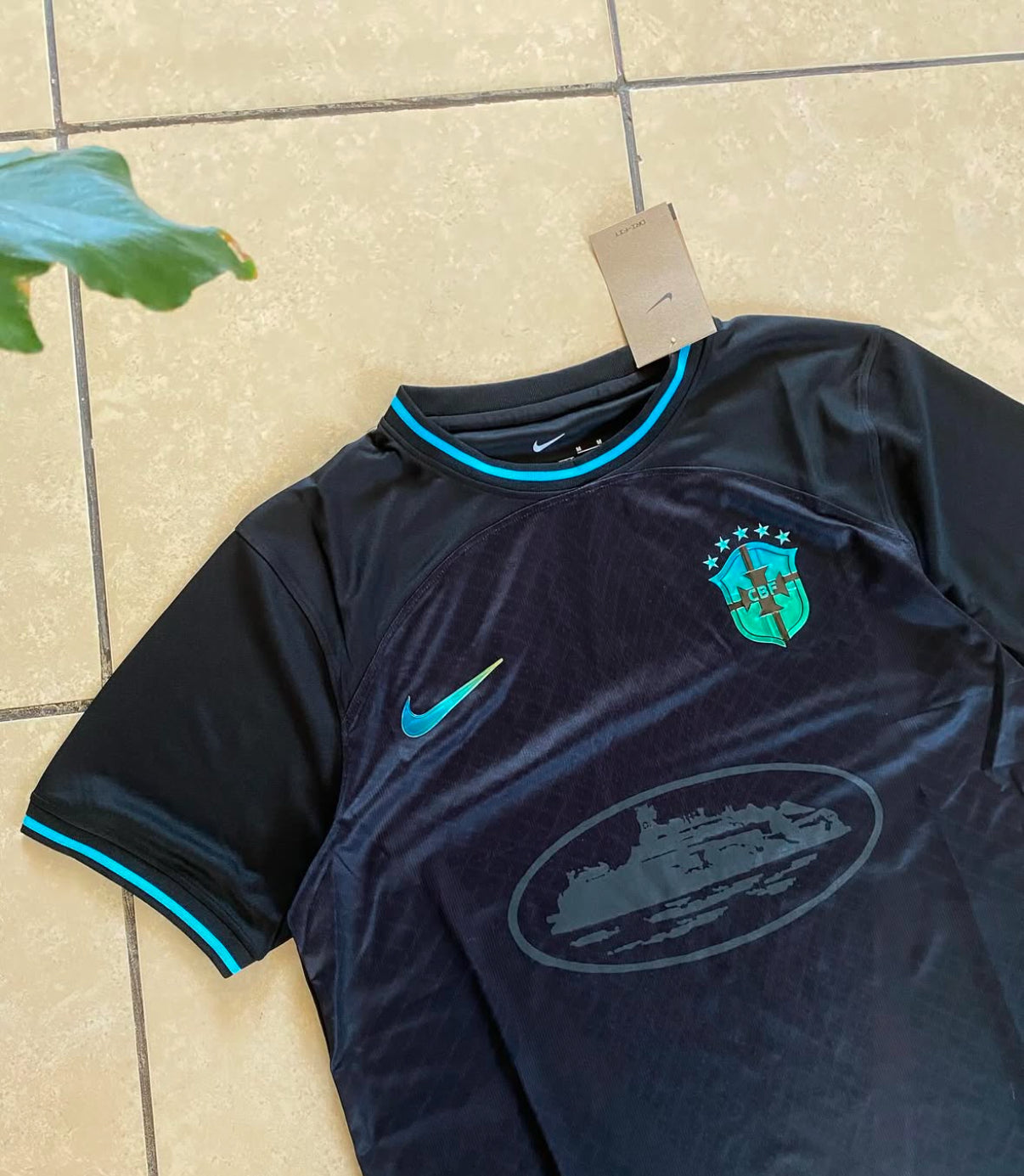 Maillot Brésil x Corteiz Édition Noire Limitée