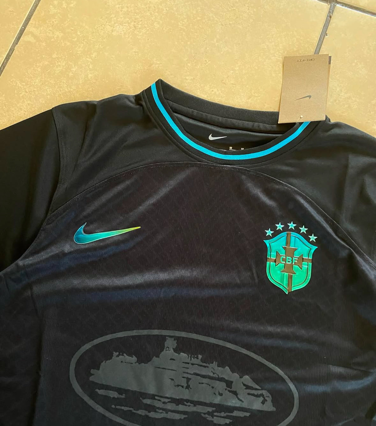 Maillot Brésil x Corteiz Édition Noire Limitée