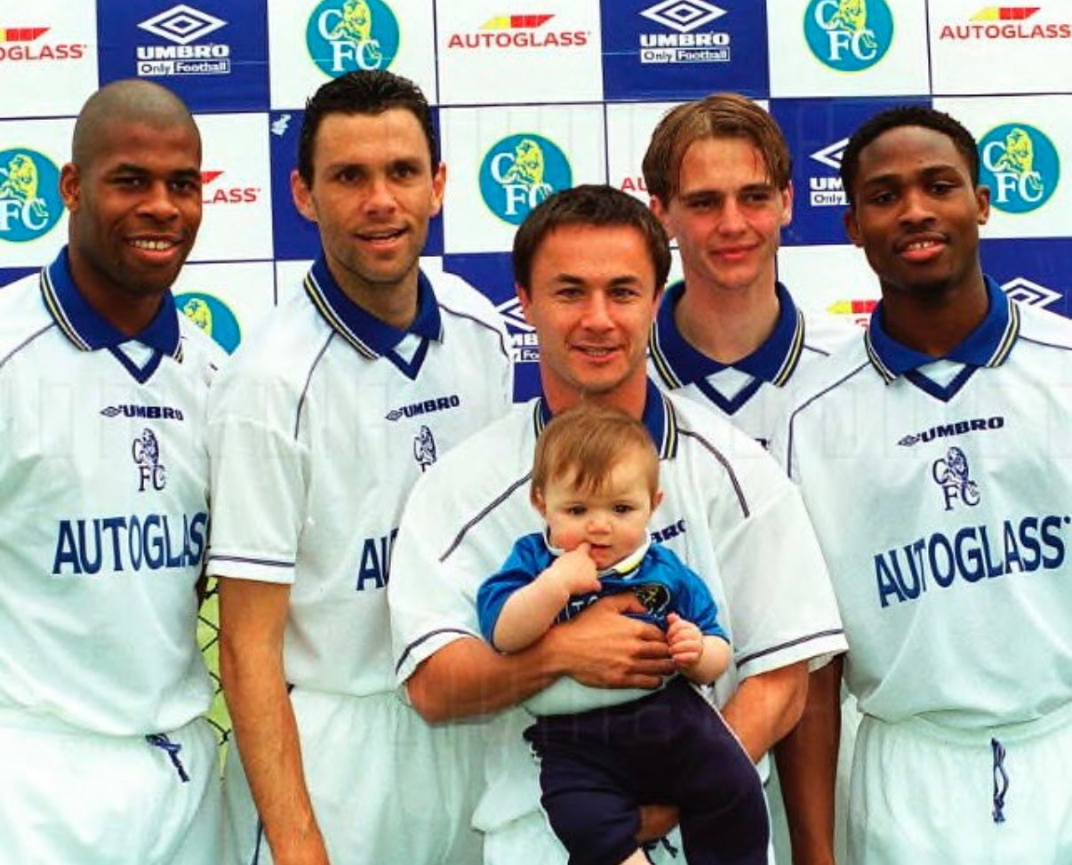Chelsea 1998/2000 Retro Away White Jersey