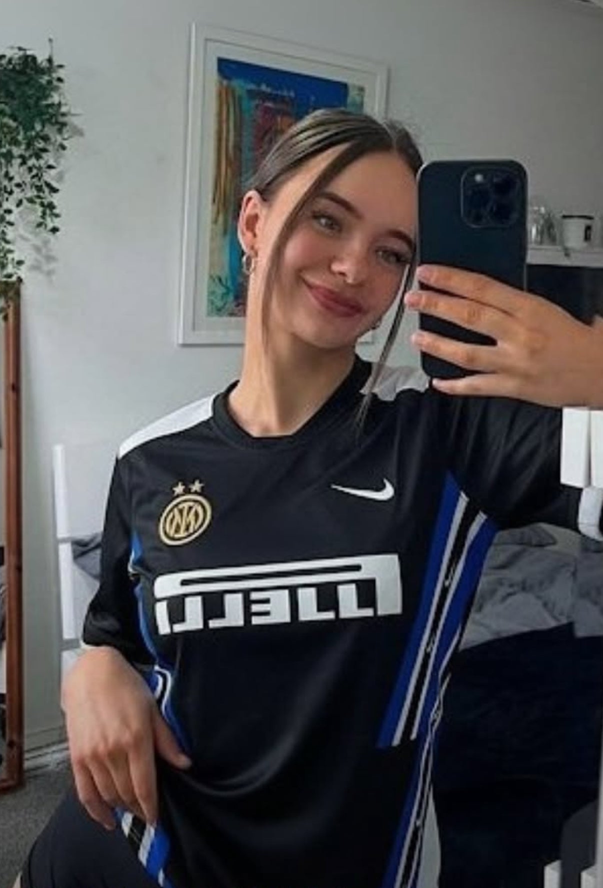 Inter Milan 2025/2026 black training jersey