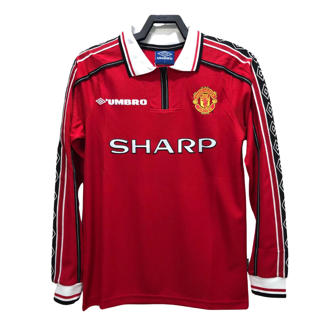 Maillot domicile manches longues Manchester United - 1998-1999