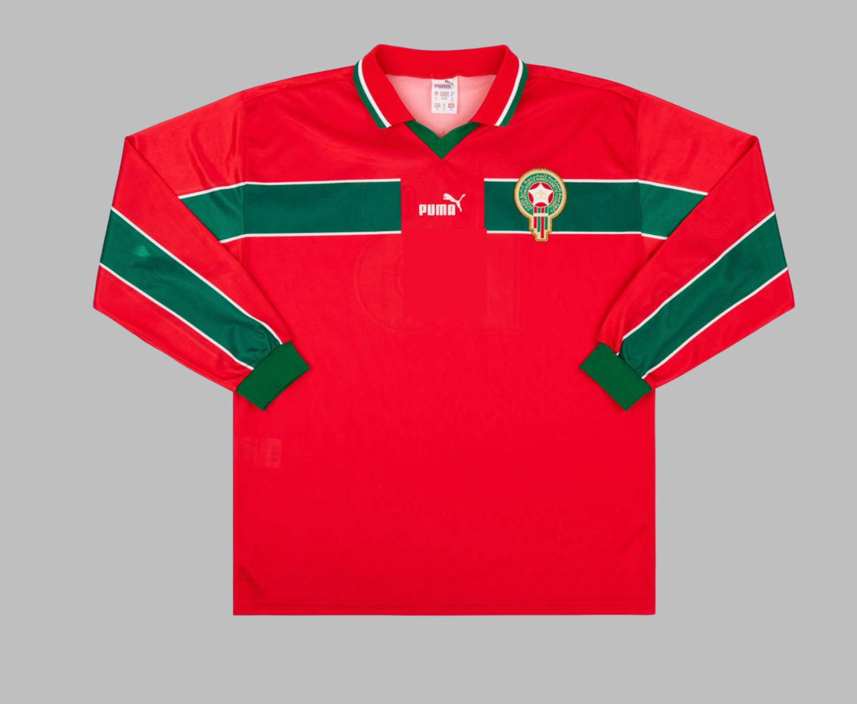 MAROC HOME RETRO 1998 MANCHES LONGUES