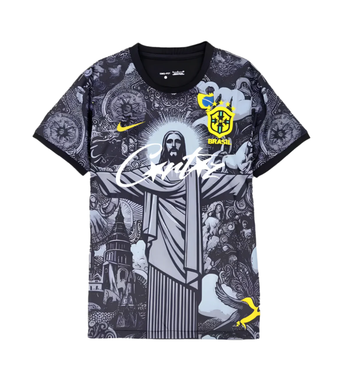 Brésil Jesus the Redeemer x Corteiz Édition Spéciale Noir