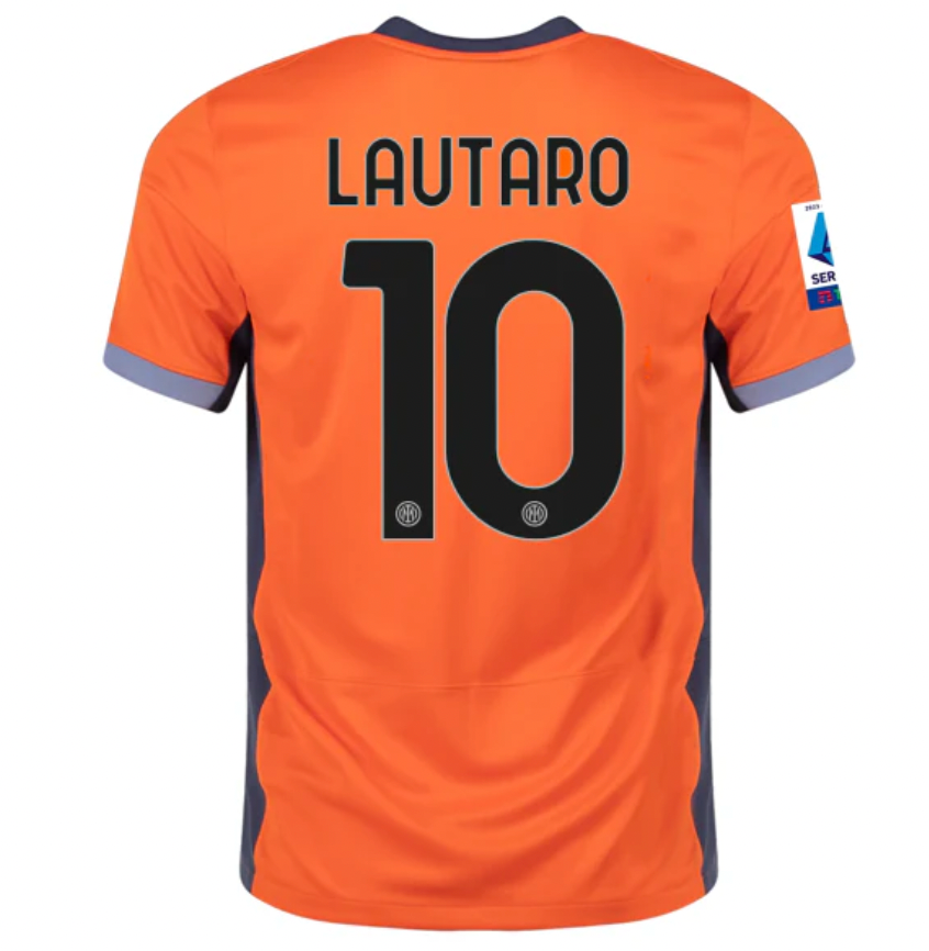 Orangefarbenes drittes Trikot von Inter Mailand
