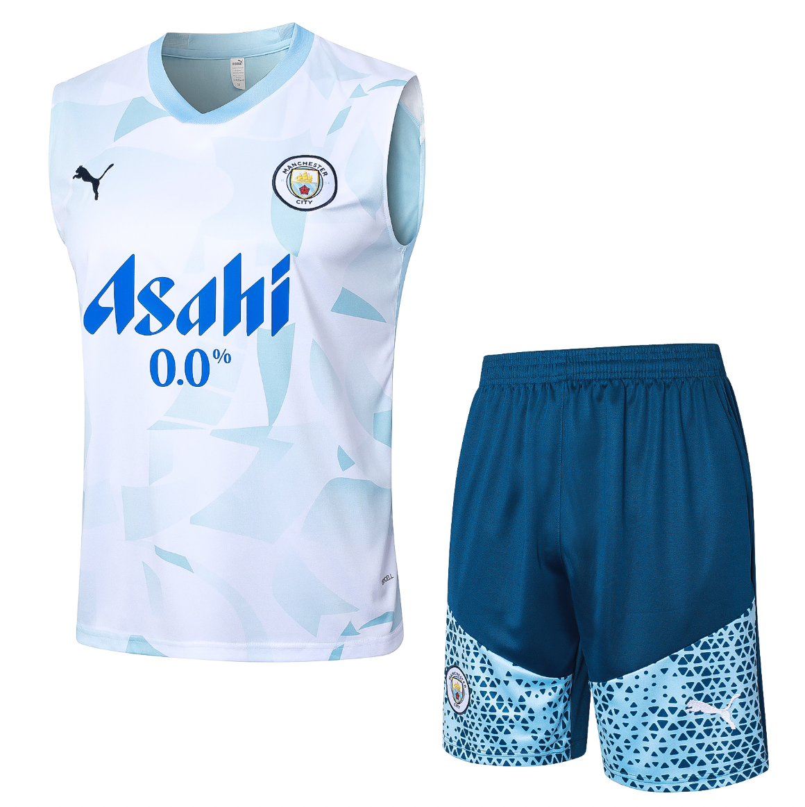 Ensemble d'entraînement sans manches de Manchester City