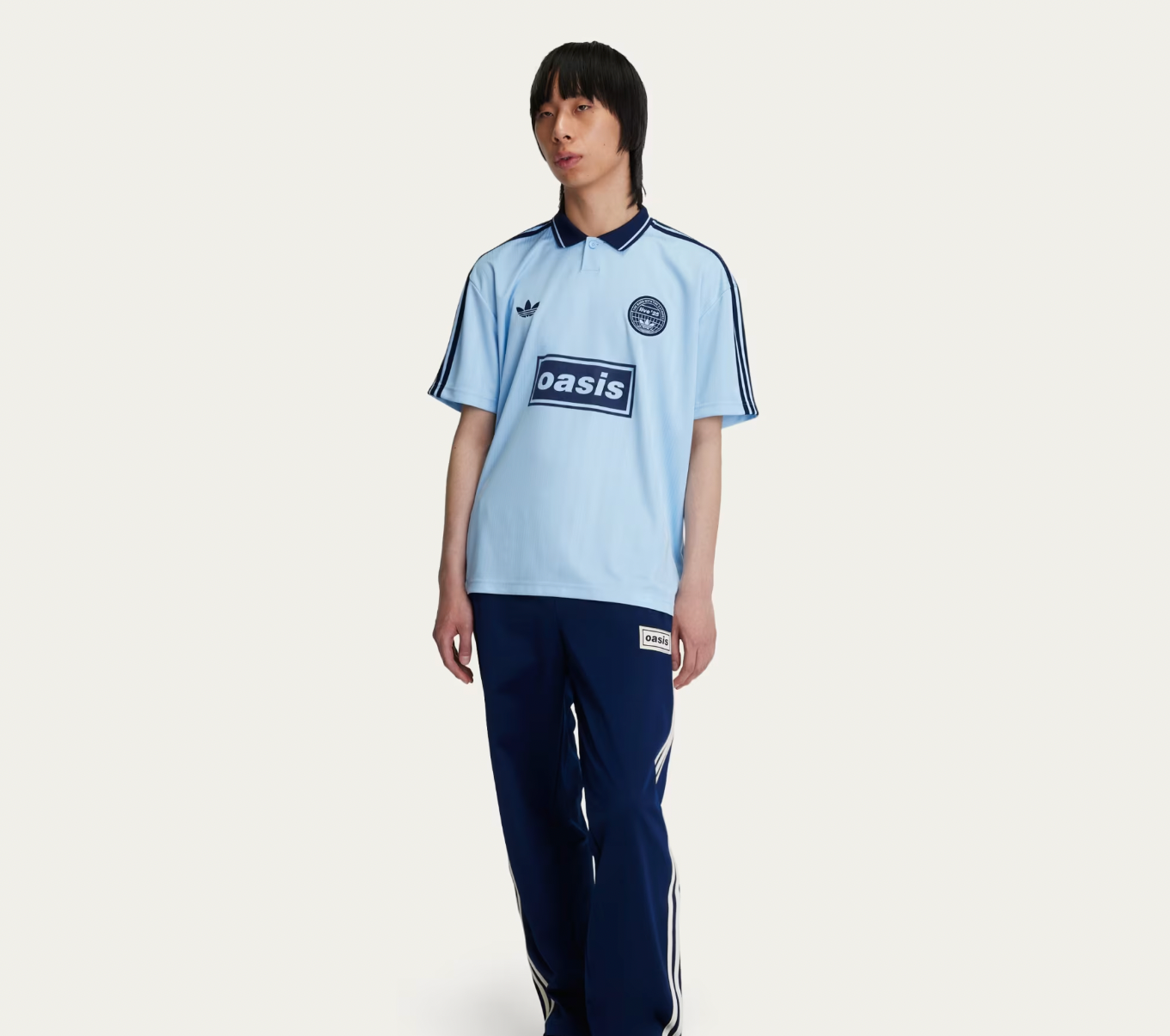 Oasis x Adidas Jersey Light Blue
