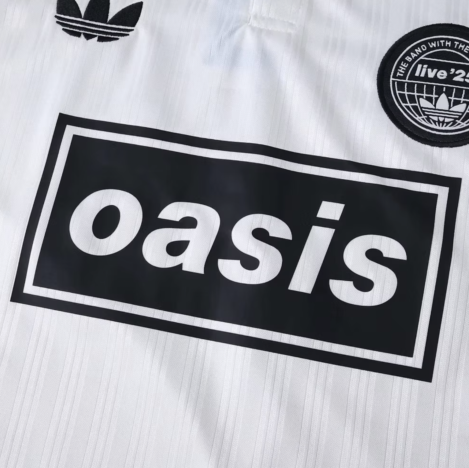 Oasis x Adidas Jersey White and black