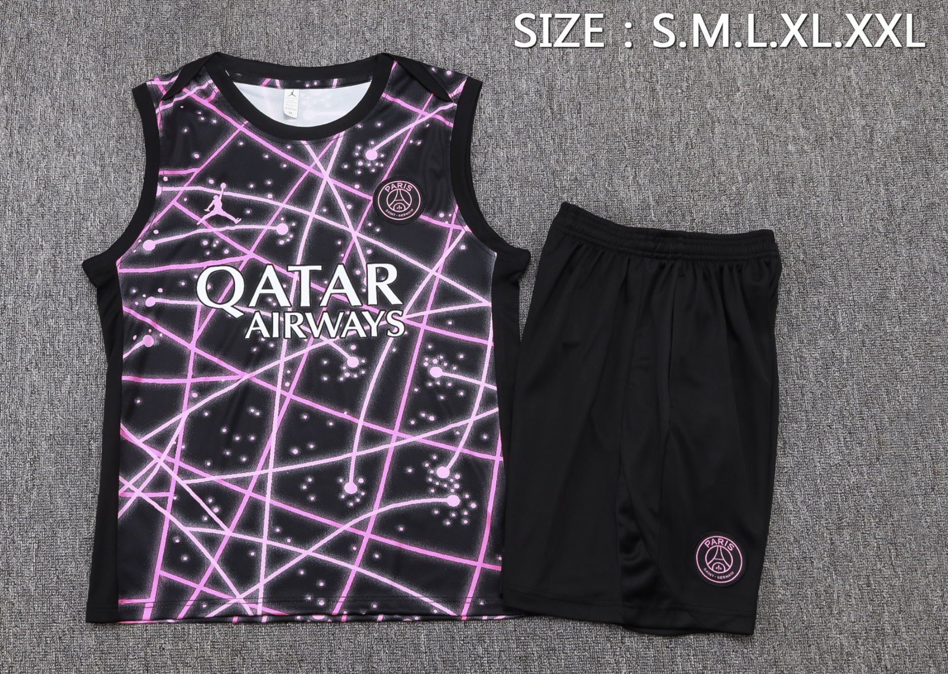 PSG 2025/2026 Sleeveless Summer Training Set