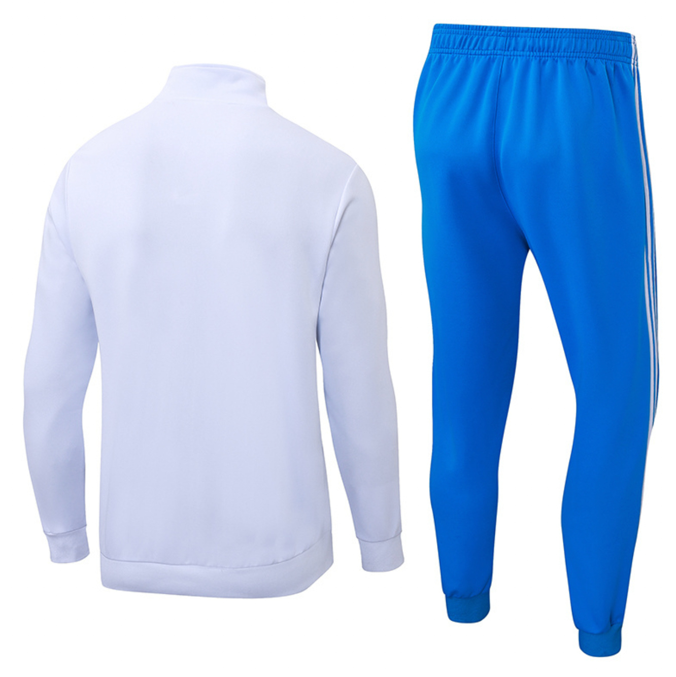 Real Madrid 2025/2026 White and Blue Tracksuit