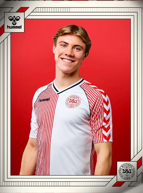 1986 Dänemark Retro-Heimtrikot