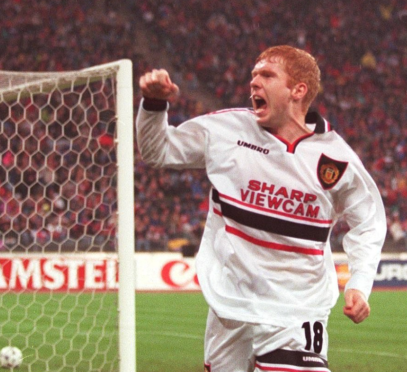 Maillot extérieur à manches longues Manchester United 1997-1998