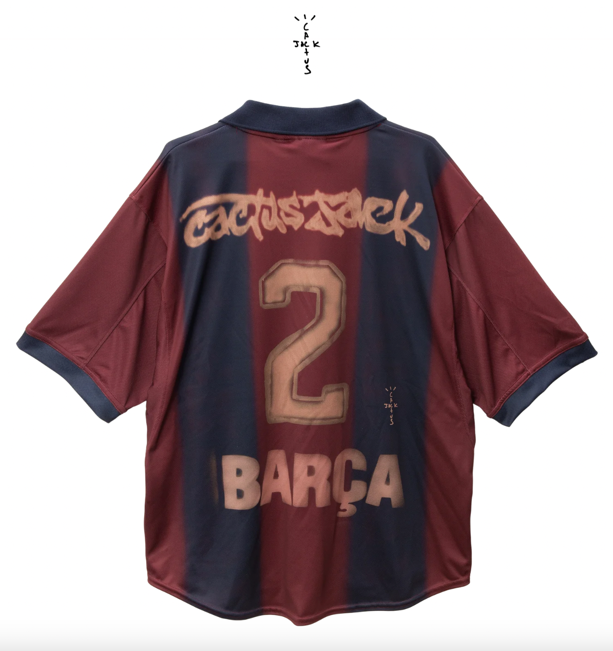 Barcelona x Travis Scott Skeleton Jersey