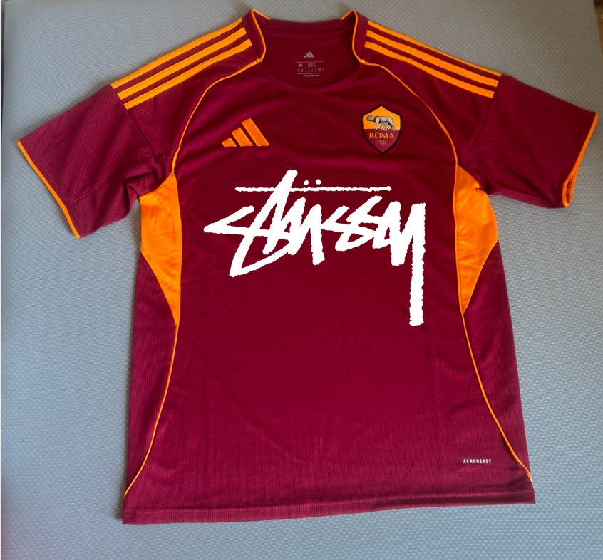 AS Roma x Stussy Special Edition 2026 Jersey