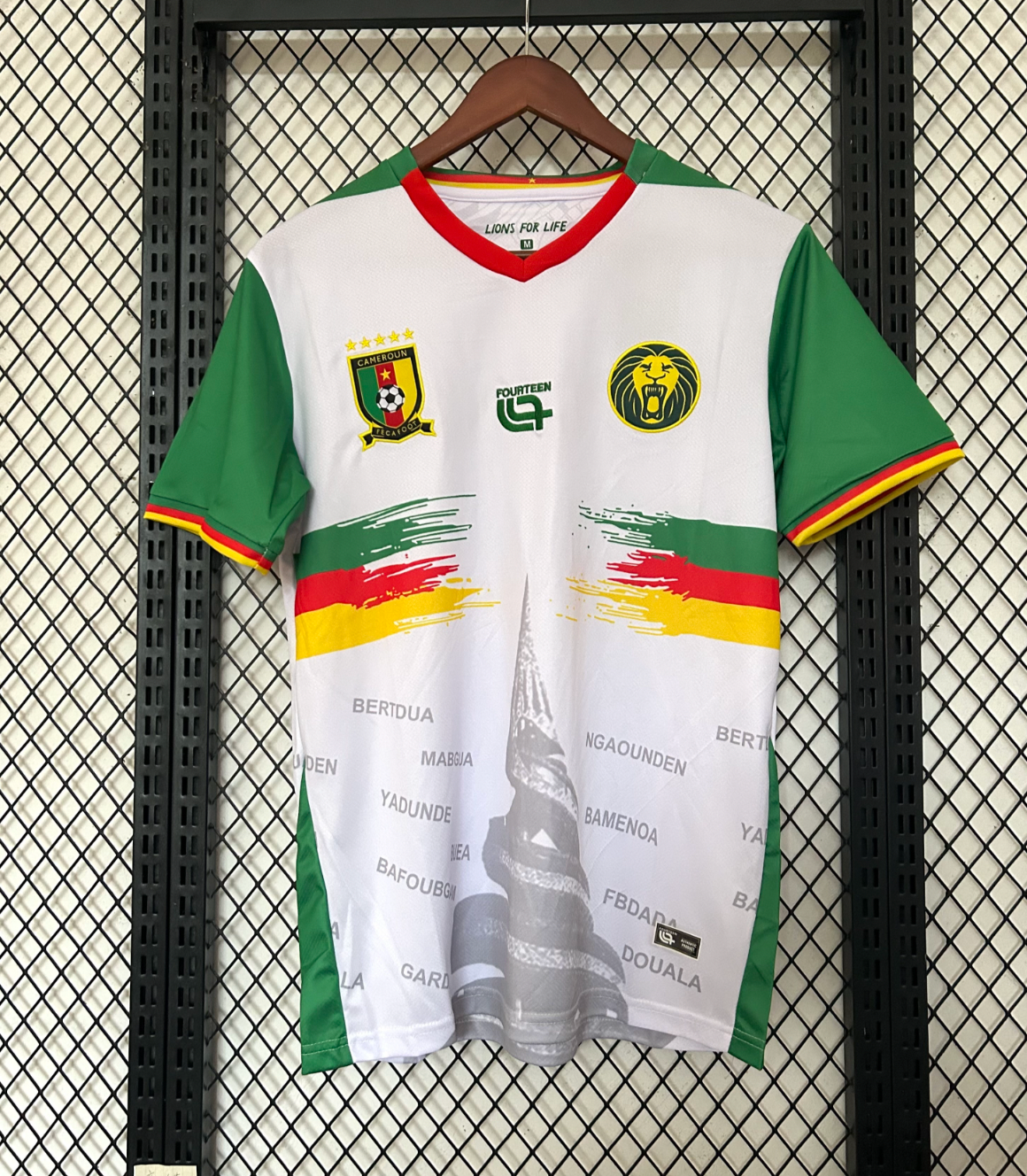 Cameroon 2025/2026 away white jersey