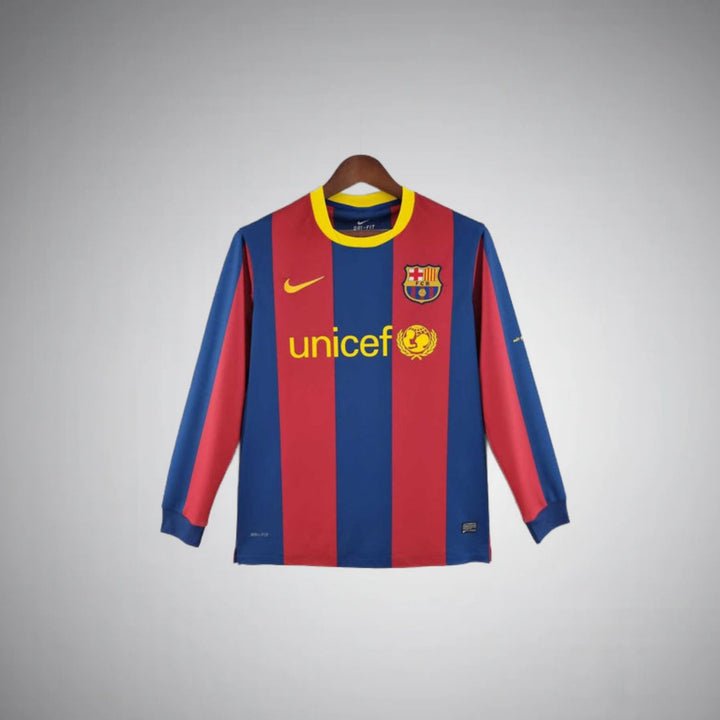 Maillot domicile à manches longues du FC Barcelone 2010-2011