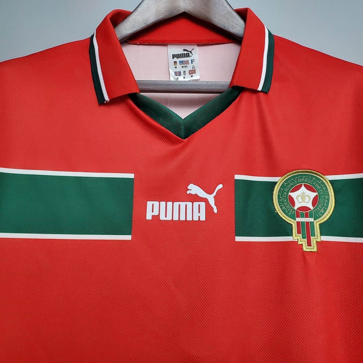 MAROC HOME RETRO 1998 MANCHES LONGUES
