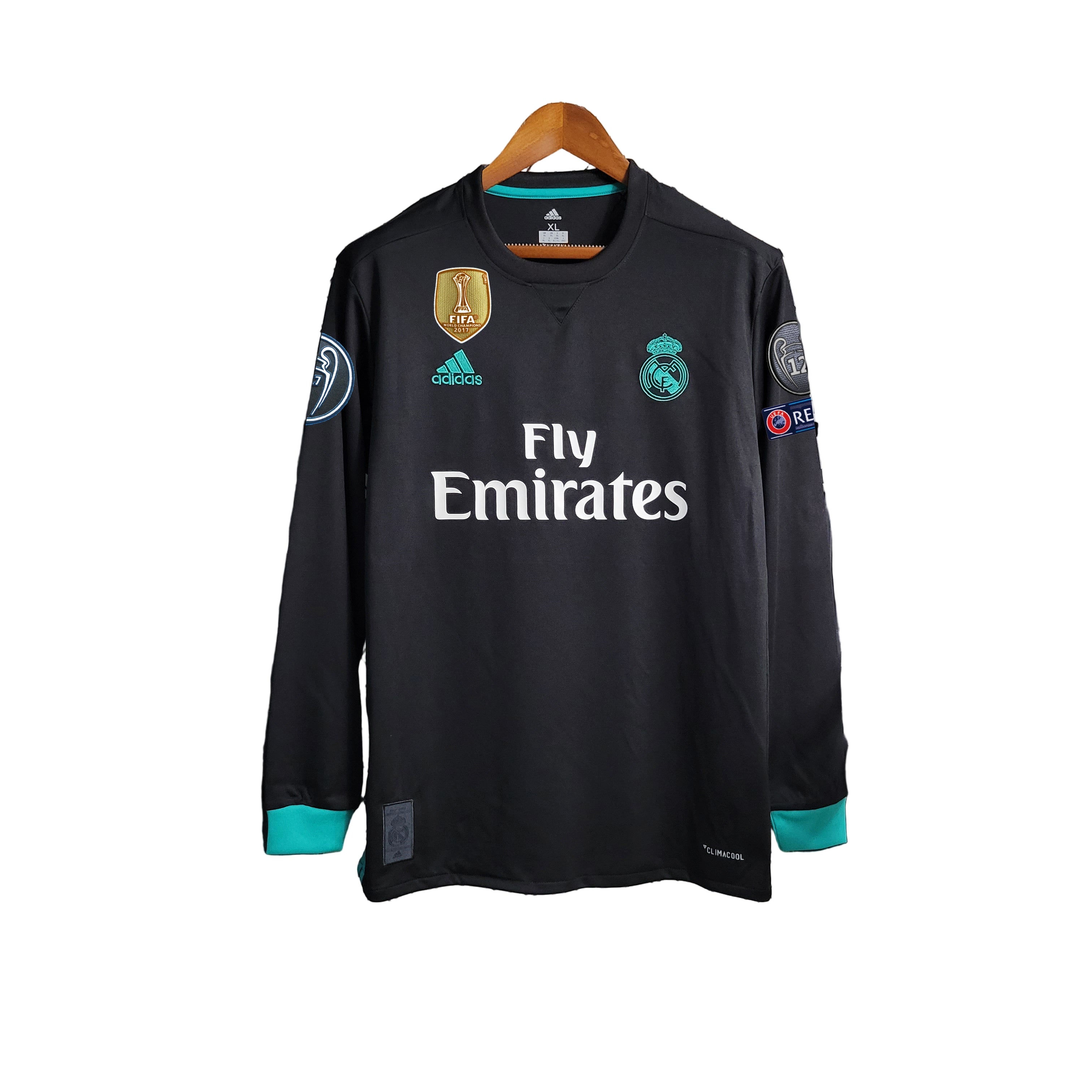 2017/2018 Real Madrid away long sleeve retro jersey