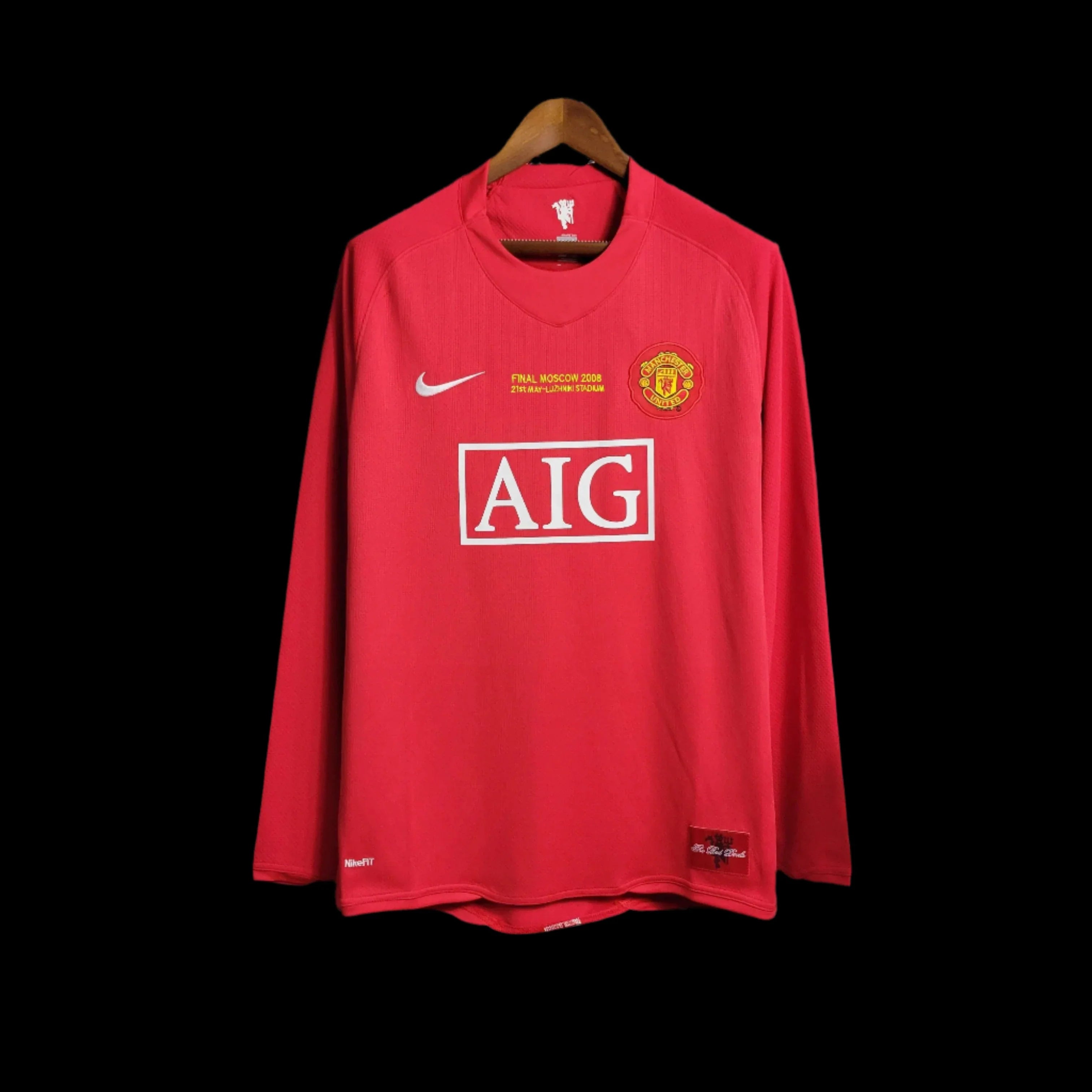 Maillot manches longues Manchester United Finale Ligue des champions Saison 2007/2008