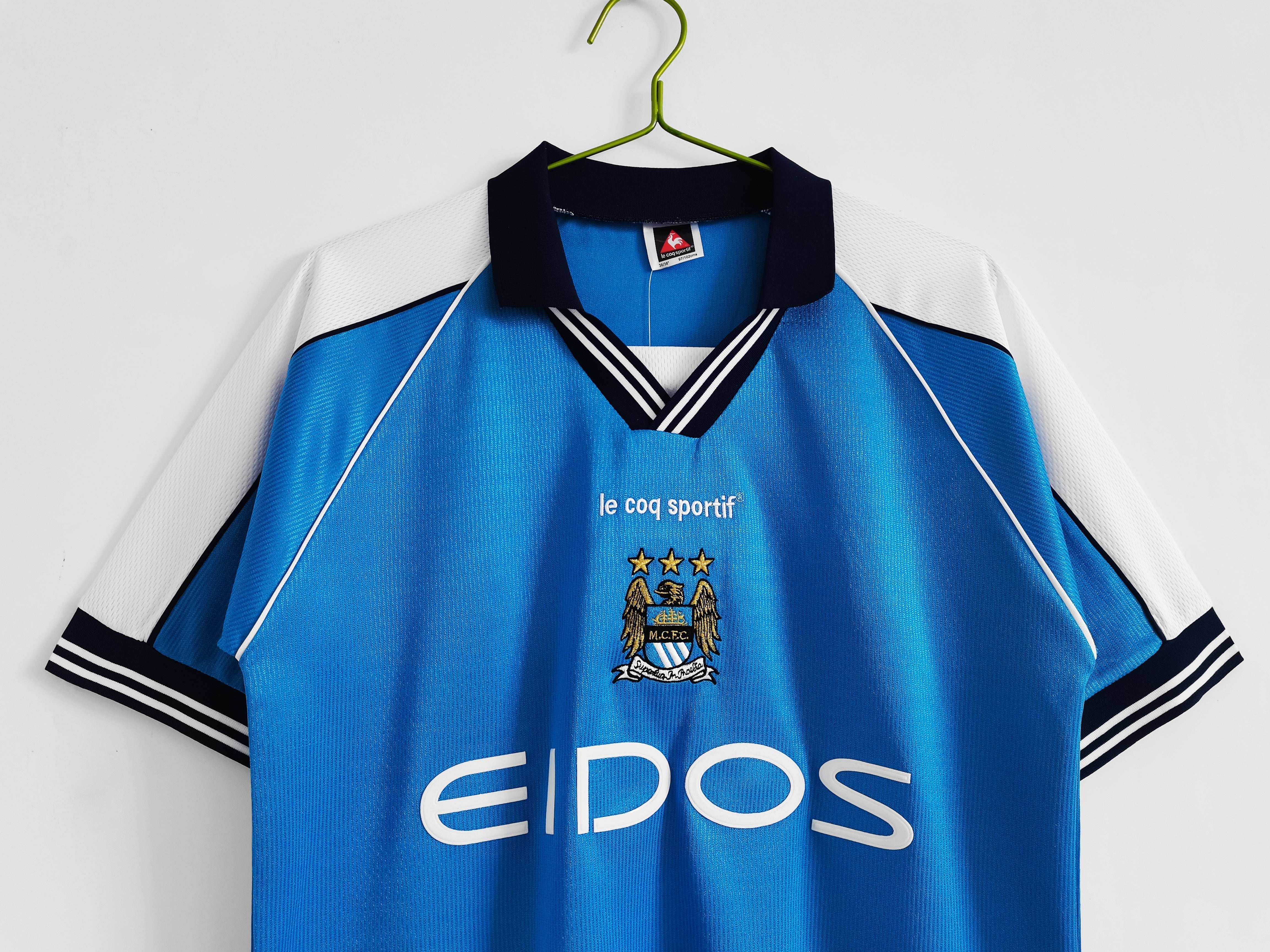 Manchester City 1999–2001 Retro Home Jersey